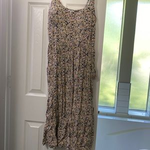 Mid Length flower Dress